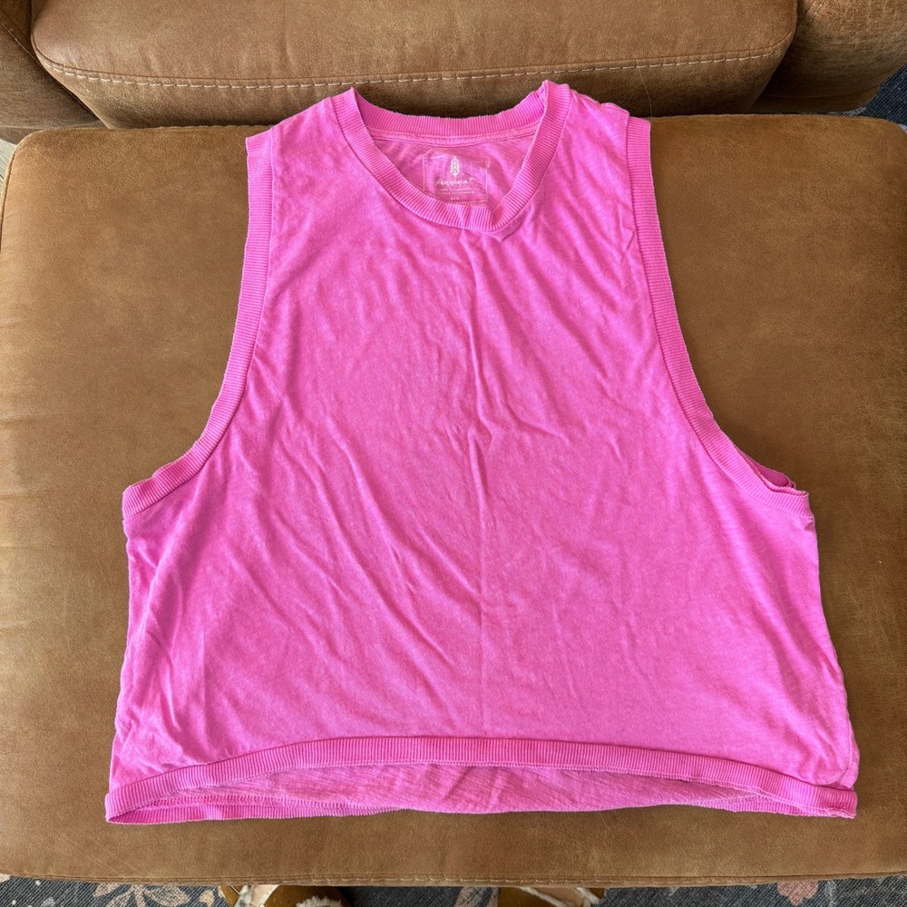 FP Movement Bright Pink Sleeveless Women's Top